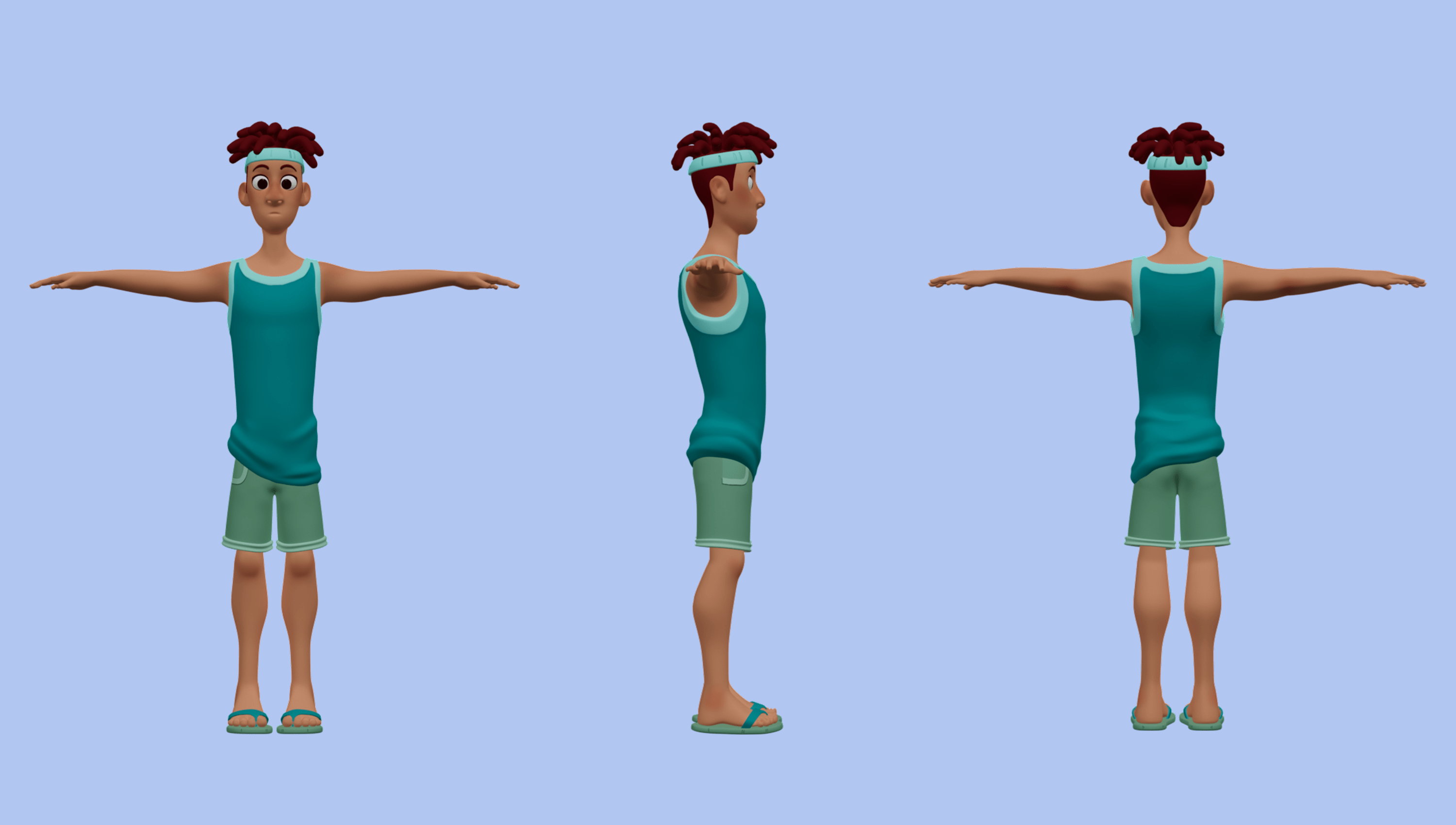 3D character model