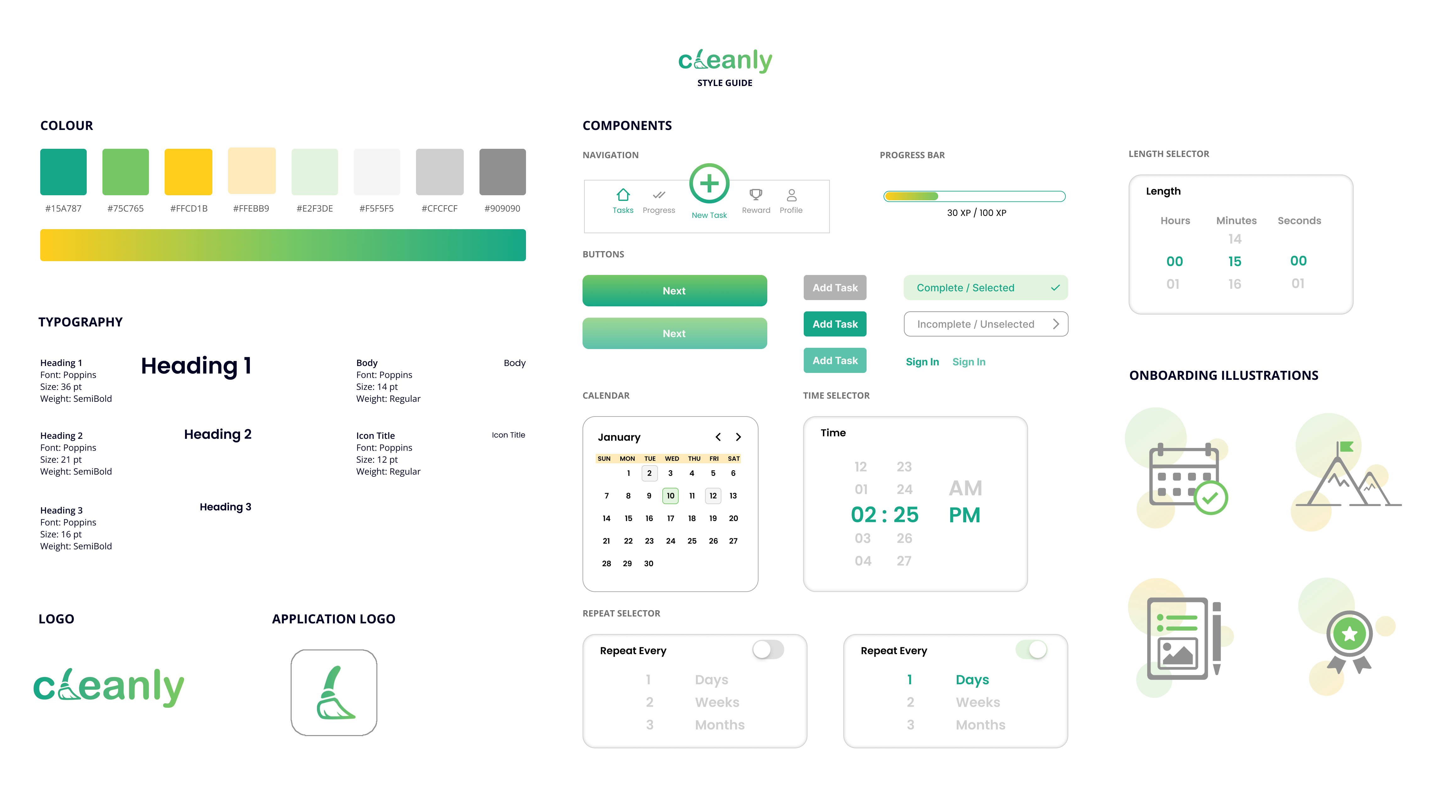 image of the Cleanly styles guide