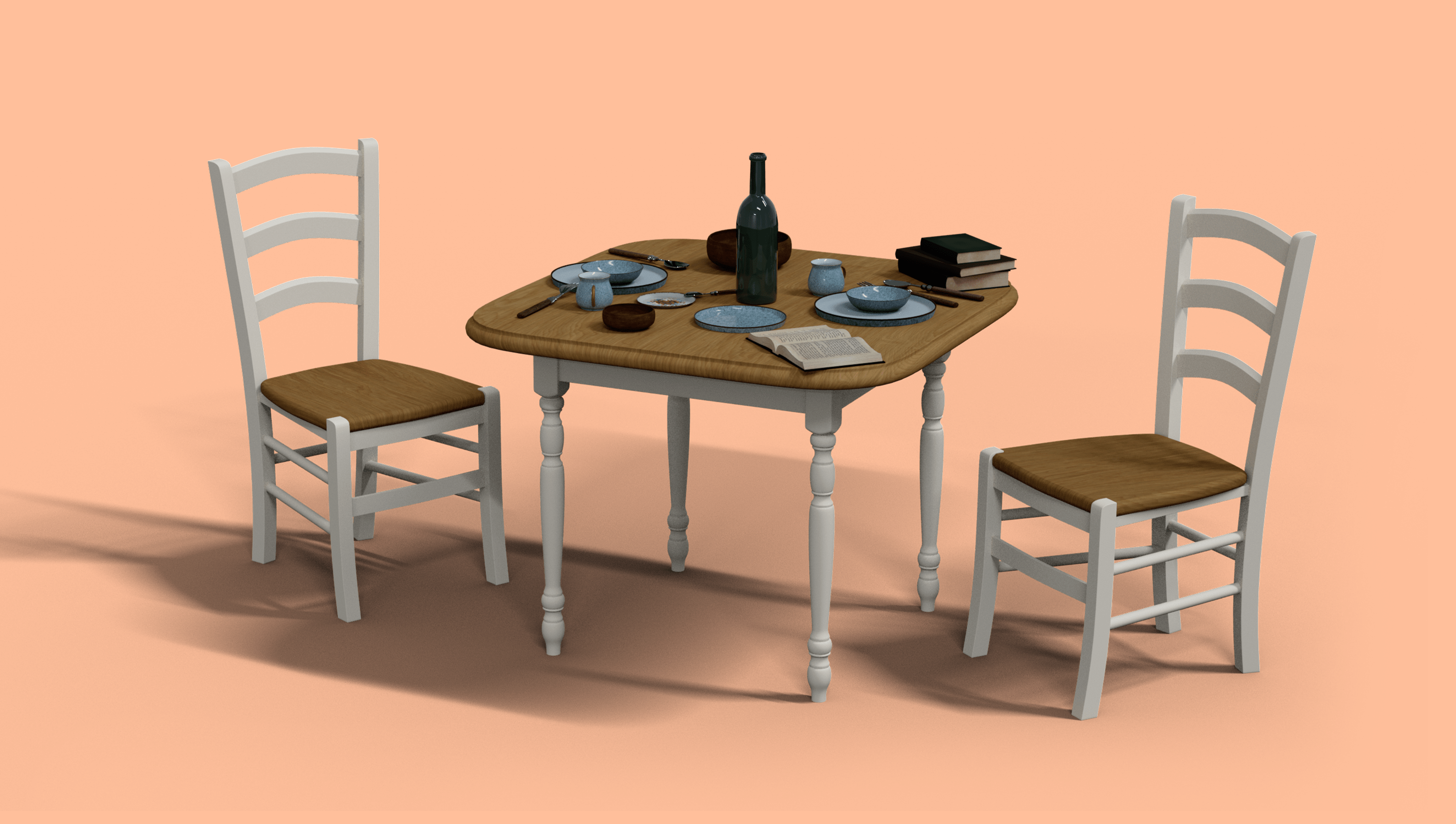 chair and table props