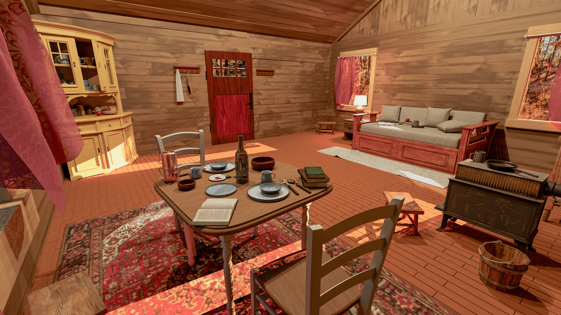 render of cabin