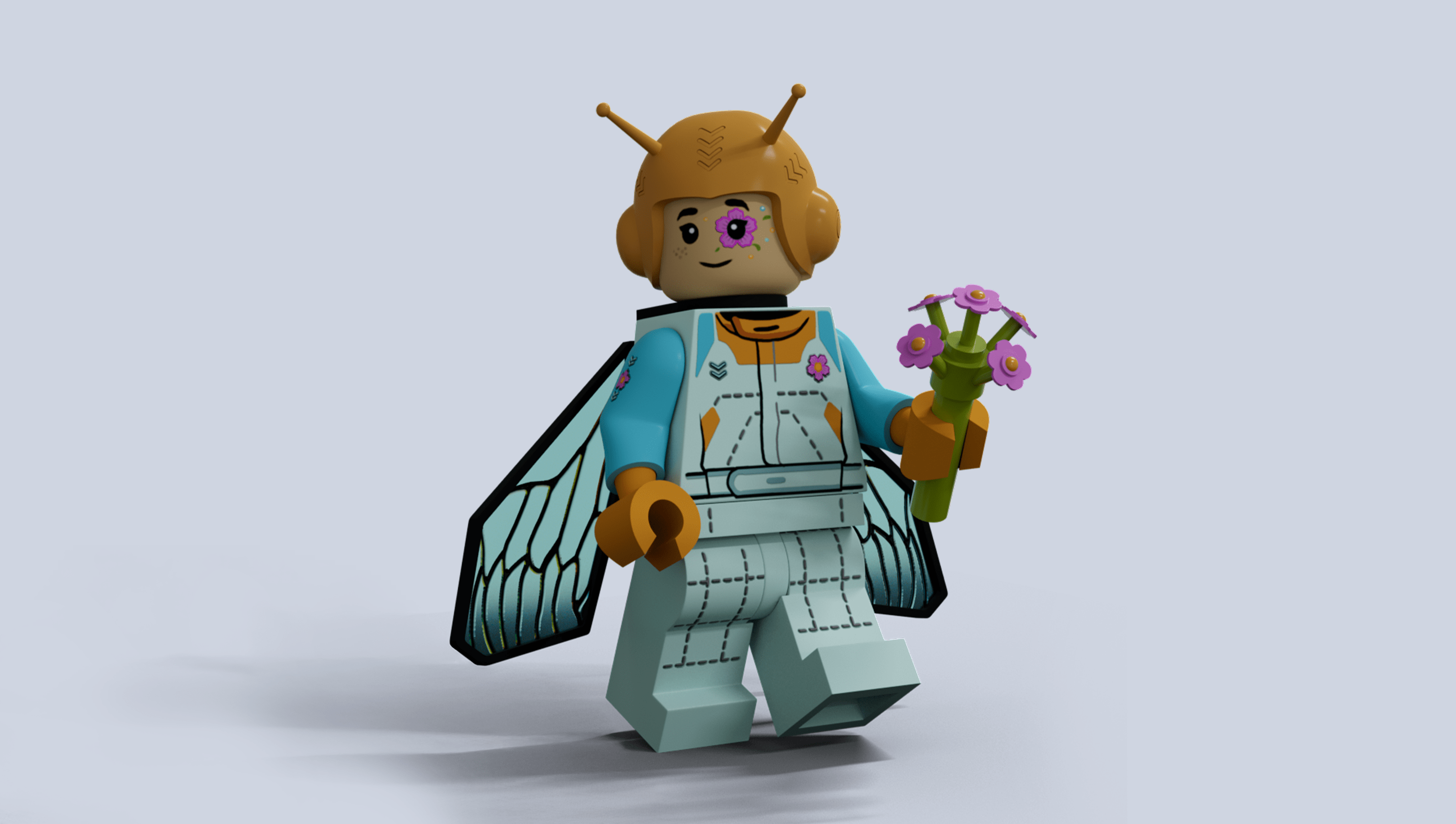 lego 3D character model