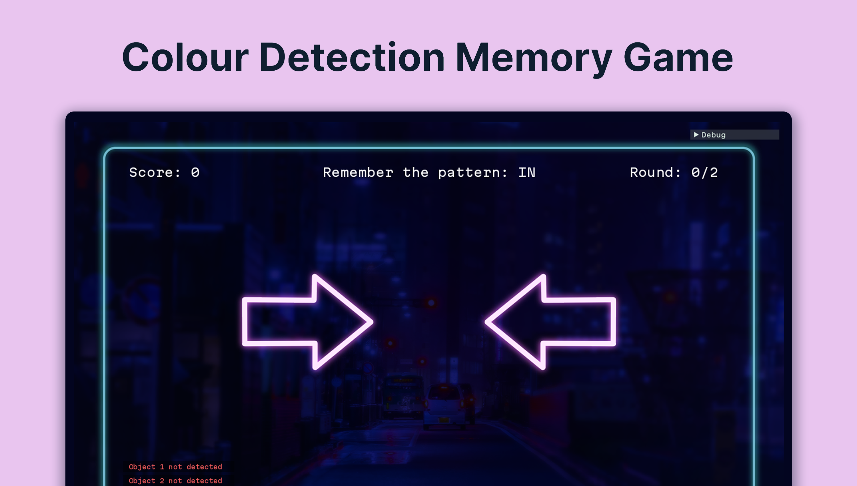 memory movement game mockup